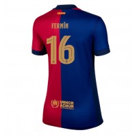 Barcelona Fermin Lopez #16 Replica Home Shirt Ladies 2024-25 Short Sleeve